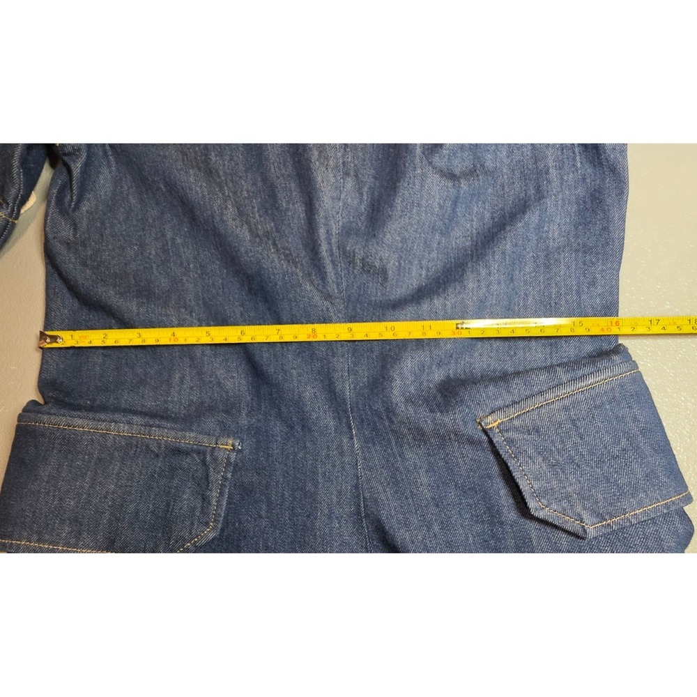 Banana Republic Womens 6 Denim Utility Mini Dress with Pockets NWT - Picture 10 of 16
